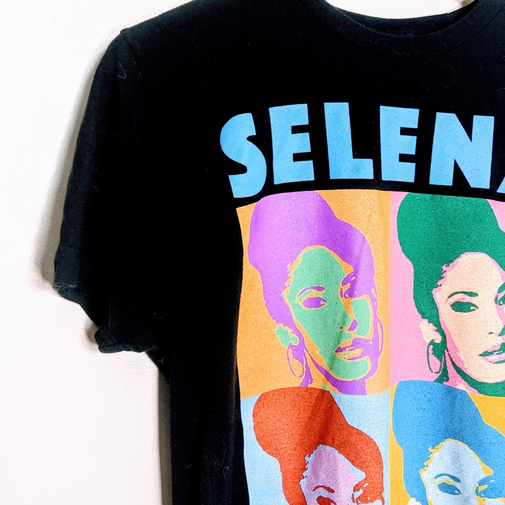SELENA QUINTANILLA ANDY WARHOL STYLE TSHIRT
